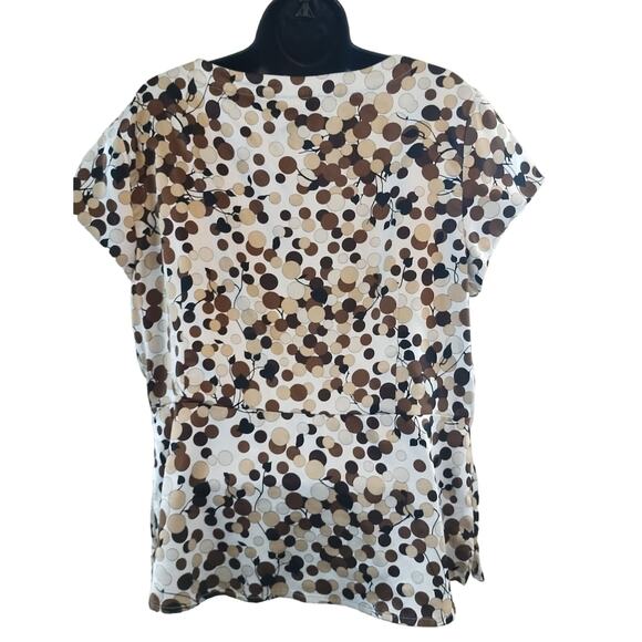 Cato Women's tops size XL crossover blouse cap sleeves - Picture 4 of 9